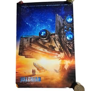 Valerian and the City of a Thousand‎ Planets 2017 Movie Poster 27x40 Dane DeHaan